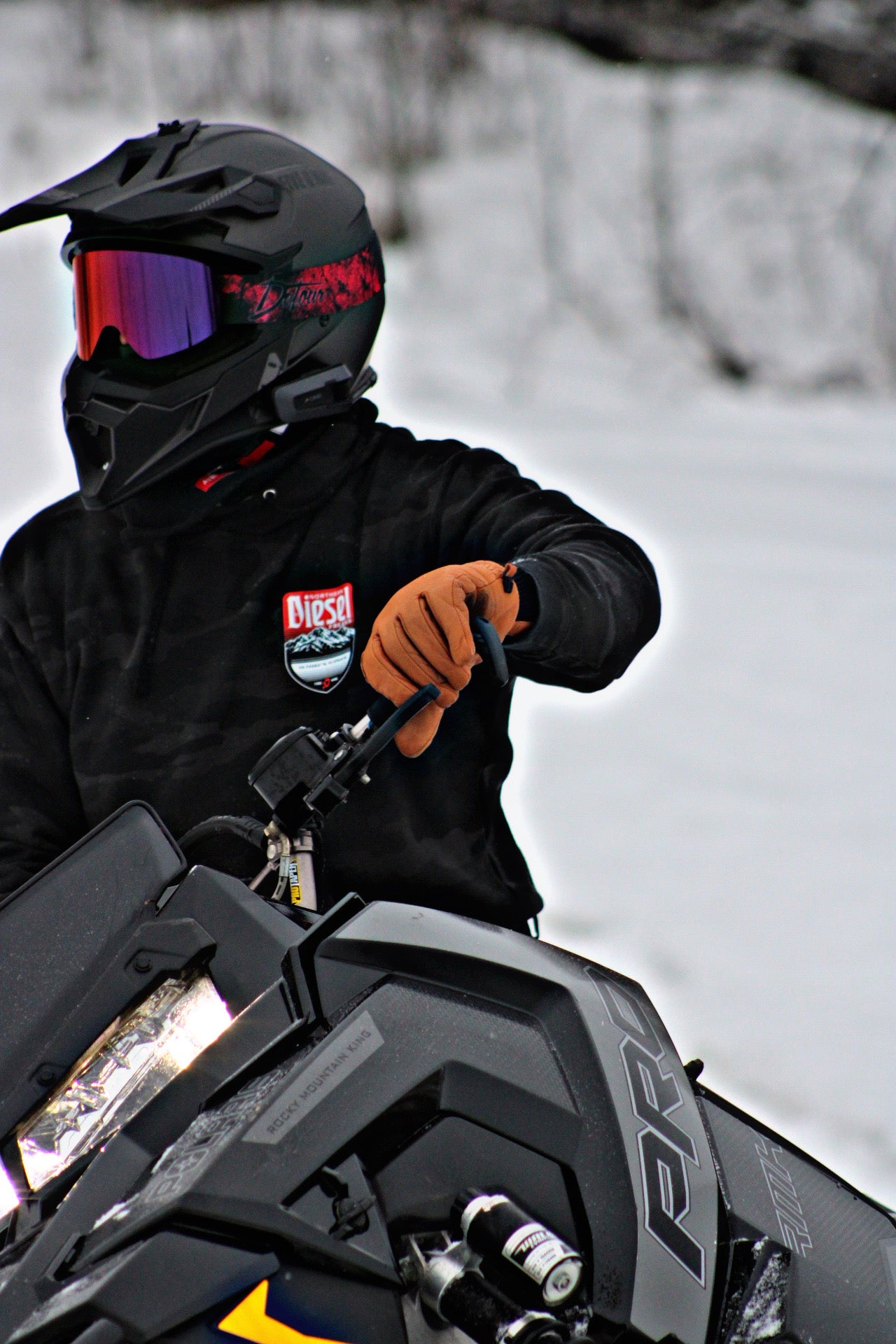 Black camouflage hoodie