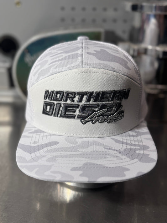 Snow Camo & 3D Embroidered