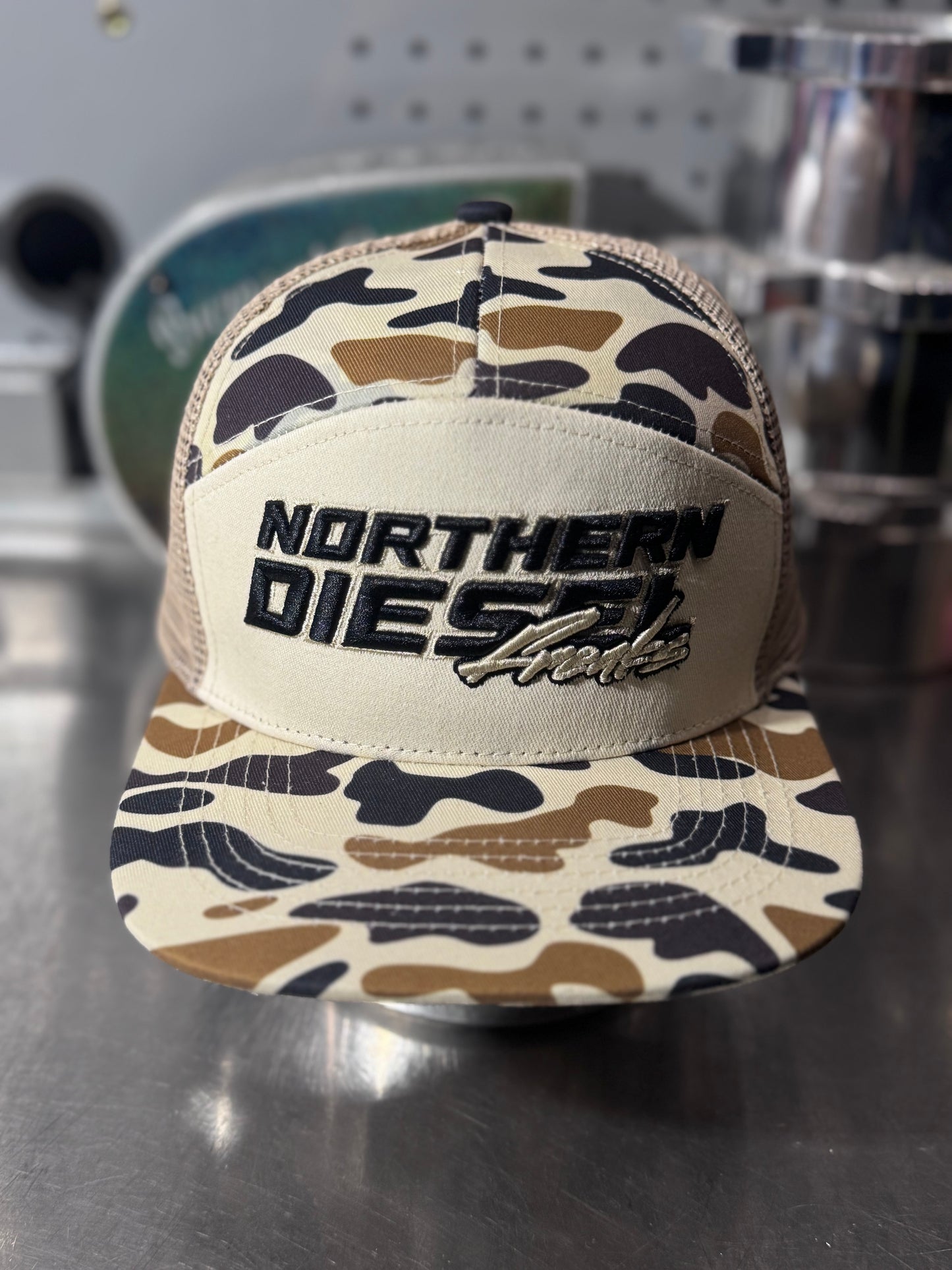 Duck Camo & 3D Embroidered